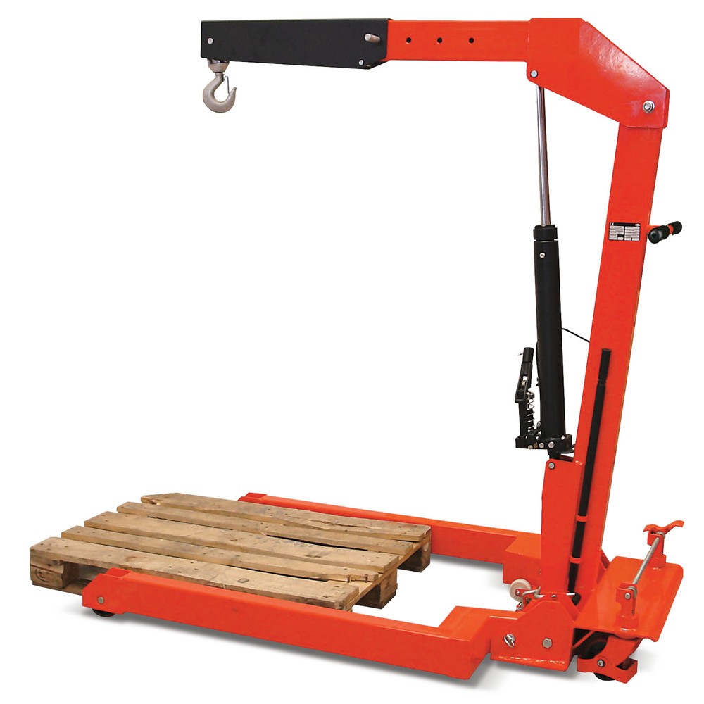 Product afbeelding: Werkplaatskraan met parallelle wielarmen, inklapbaar, cap. 500 kg