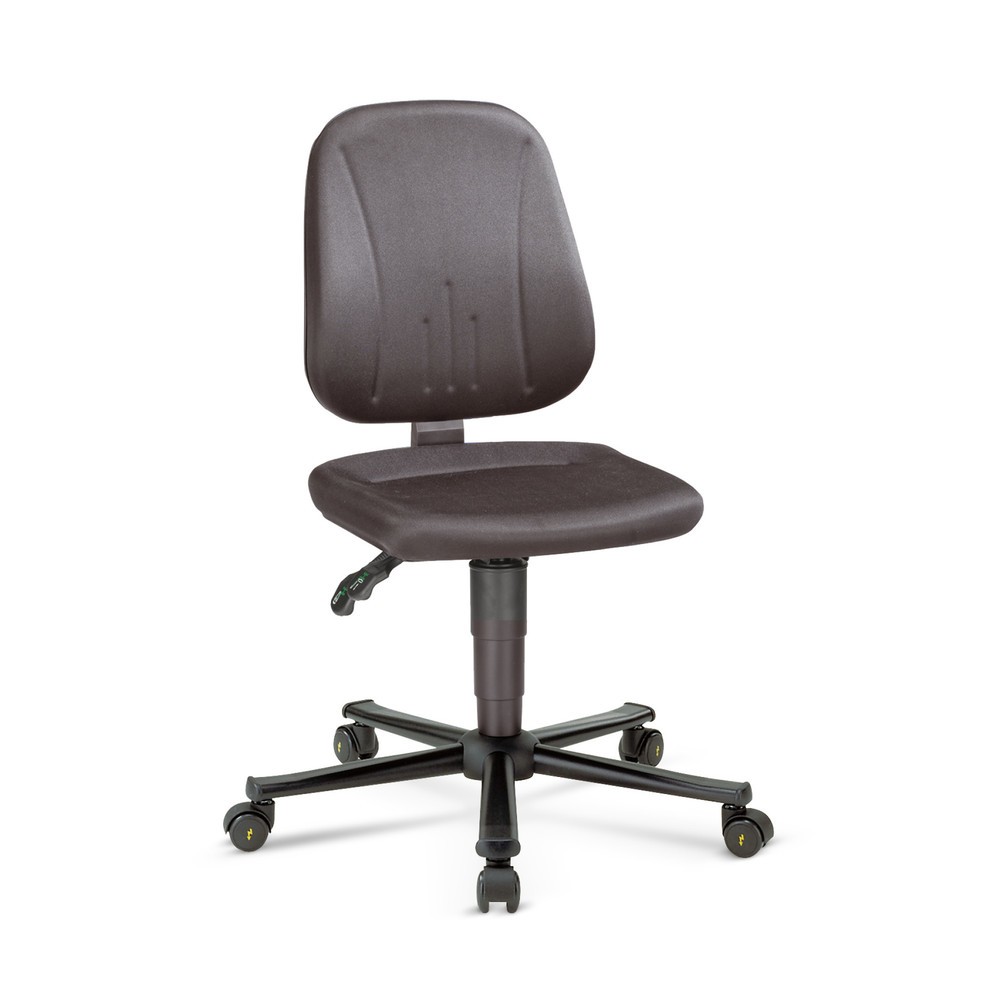 Product afbeelding: Werkdraaistoel bimos ESD Unitec, stof, met wielen, zwart