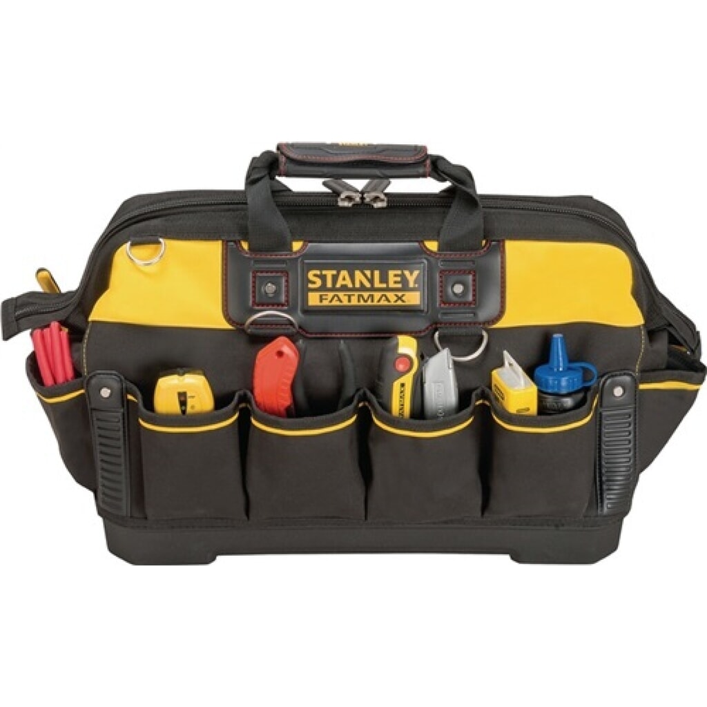 Werkzeugtasche B.490xT.260xH.280mm wasserdicht Boden Kunsst. erg. Gummihandgriff Produktabbildung: Werkzeugtasche B.490xT.260xH.280mm wasserdicht Boden Kunsst. erg. Gummihandgriff