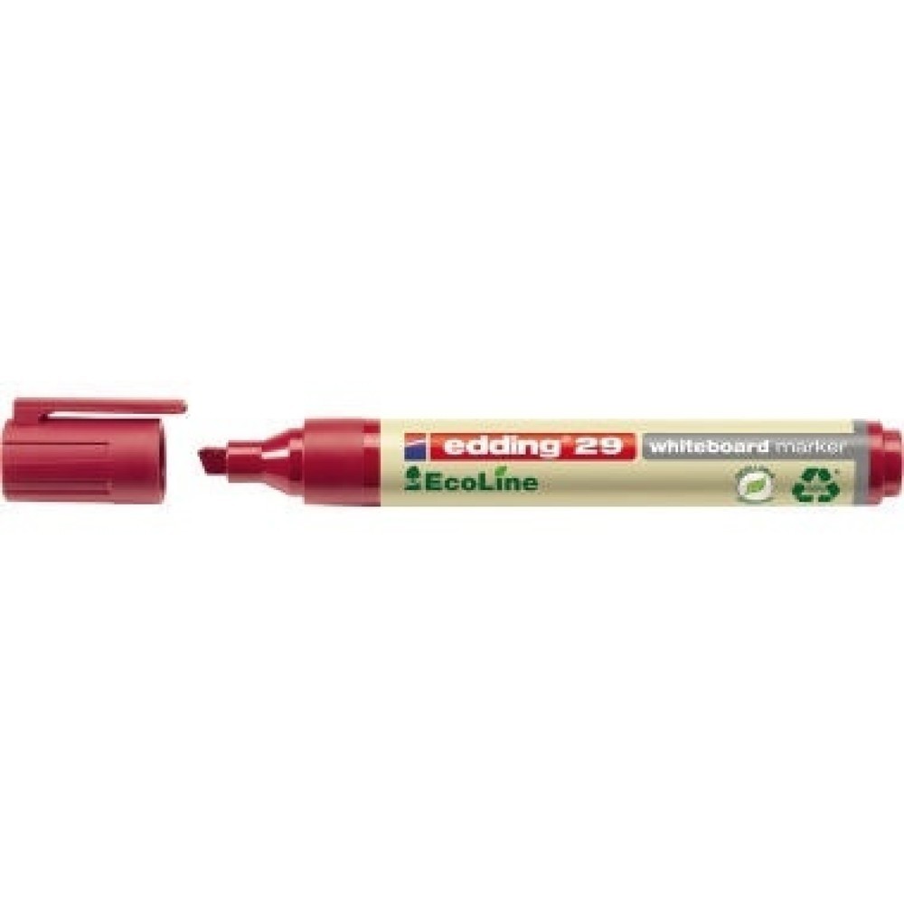 Produktabbildung: edding Boardmarker 29 EcoLine 4-29002 1-5mm Keilspitze rot