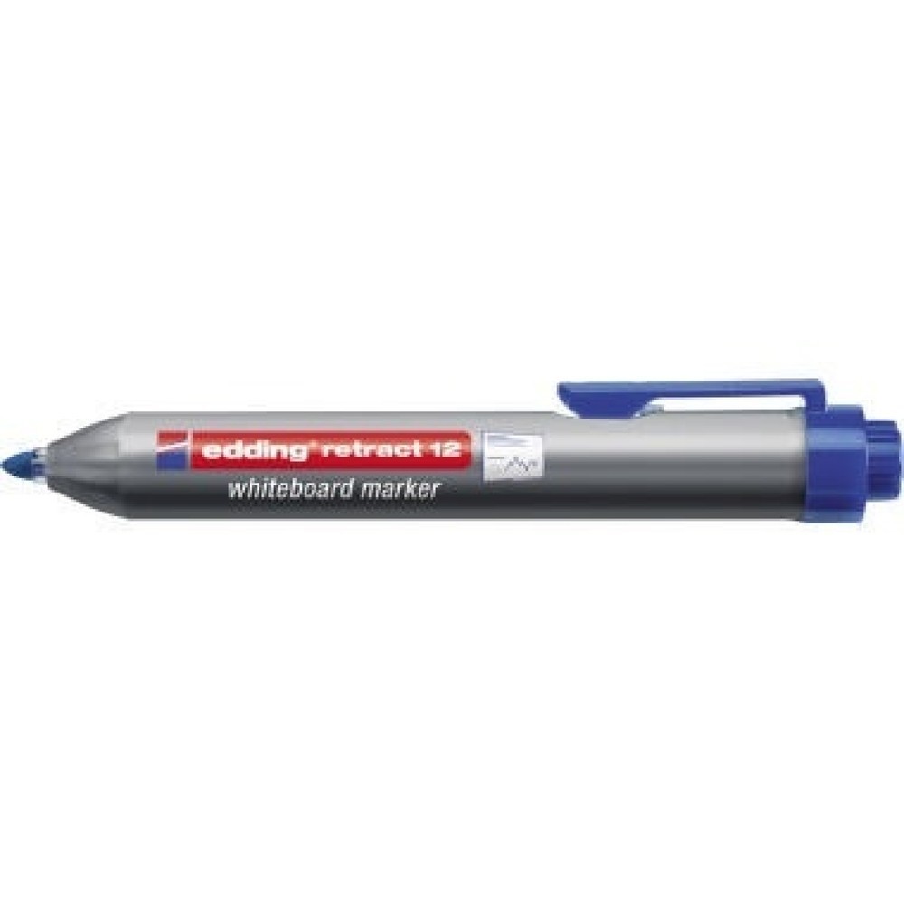 Produktabbildung Nr. 1: edding Boardmarker retract 12 4-12003 1,5-3mm Rundspitze blau