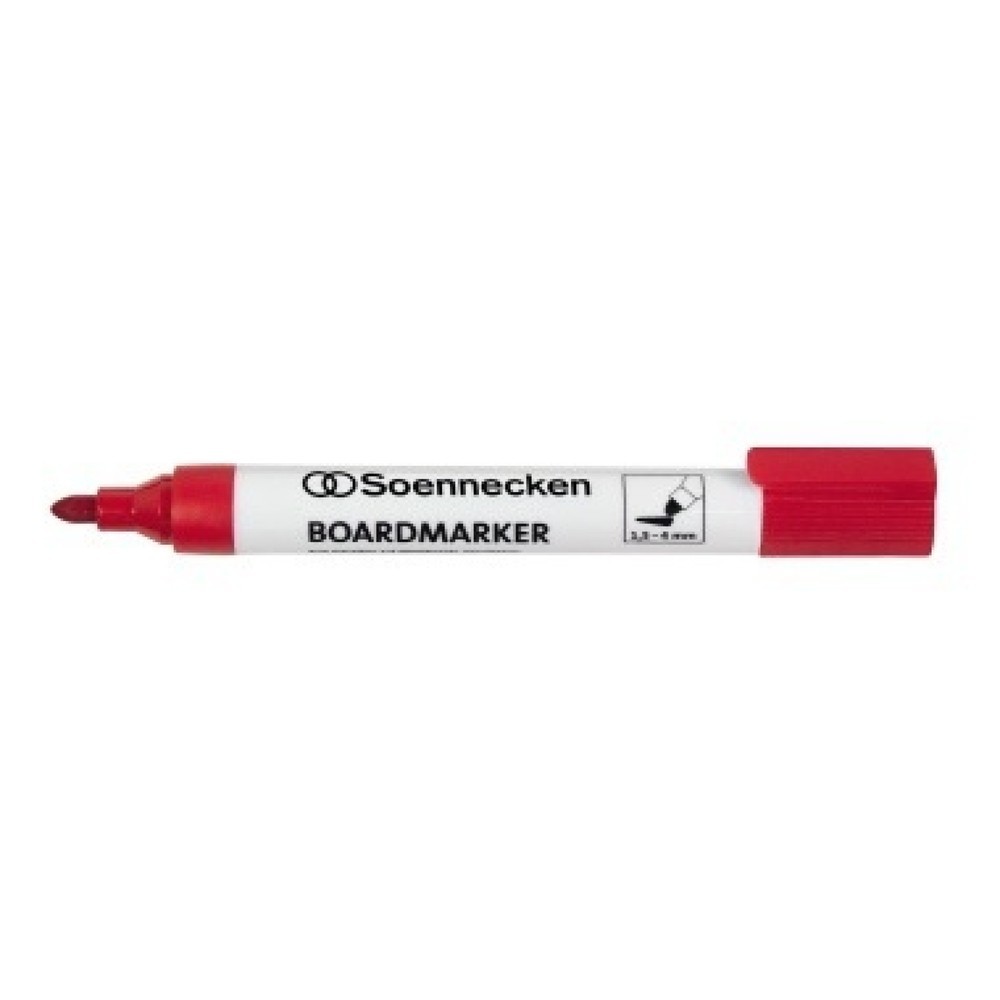 Produktabbildung: Soennecken Boardmarker 3124 1,5-4mm farbig sortiert 4 St./Pack.