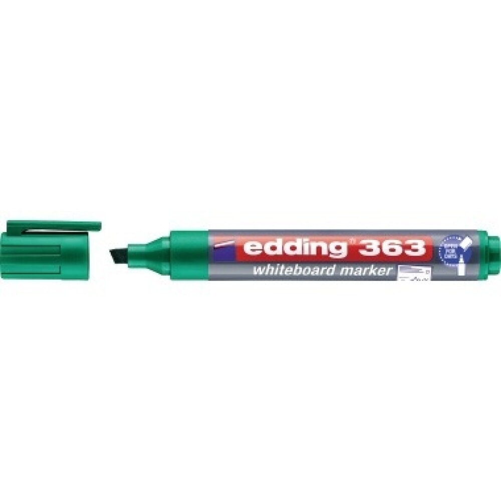 Produktabbildung: edding Whiteboardmarker 363 4-363004 1-5mm Keilspitze grün