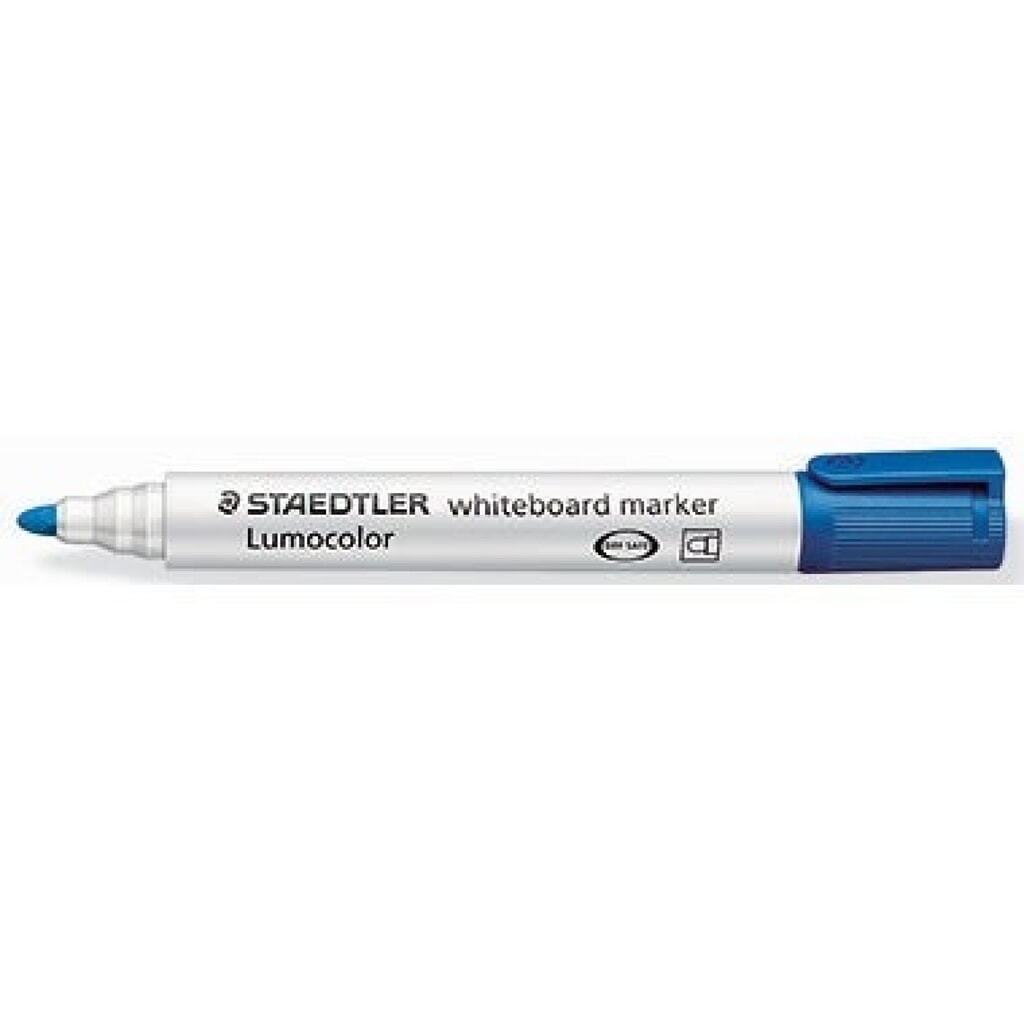 STAEDTLER Whiteboardmarker Lumocolor 351-3 2mm blau Produktabbildung: STAEDTLER Whiteboardmarker Lumocolor 351-3 2mm blau