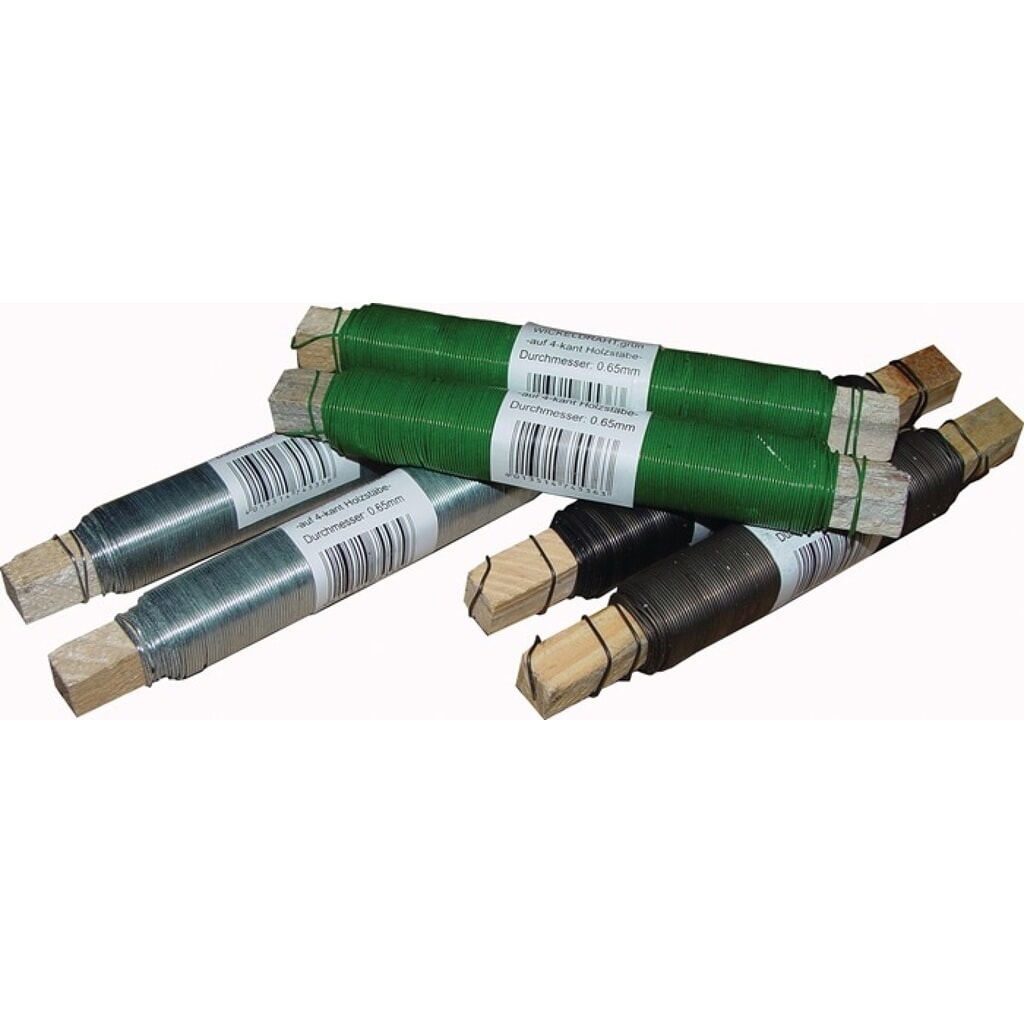 Wickeldraht, geglüht, 100 g Drahtstärke 0,65 mm, Karton a 2,5 kg Produktabbildung: Wickeldraht, geglüht, 100 g Drahtstärke 0,65 mm, Karton a 2,5 kg
