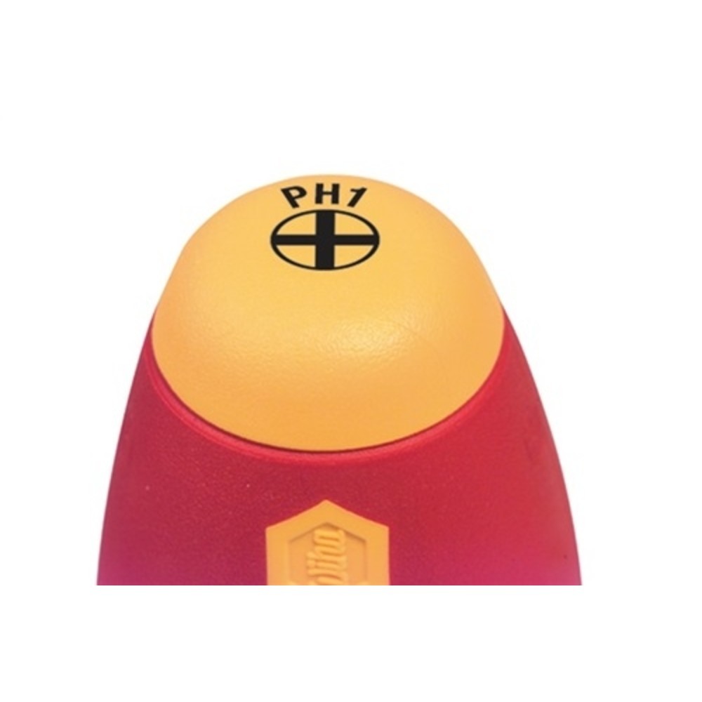 Produktabbildung Nr. 4: Schraubendrehersatz 7tlg. VDE Schlitz SW 2,5/4/5,5/6,5/PH 1/2 brün. Rundkl.