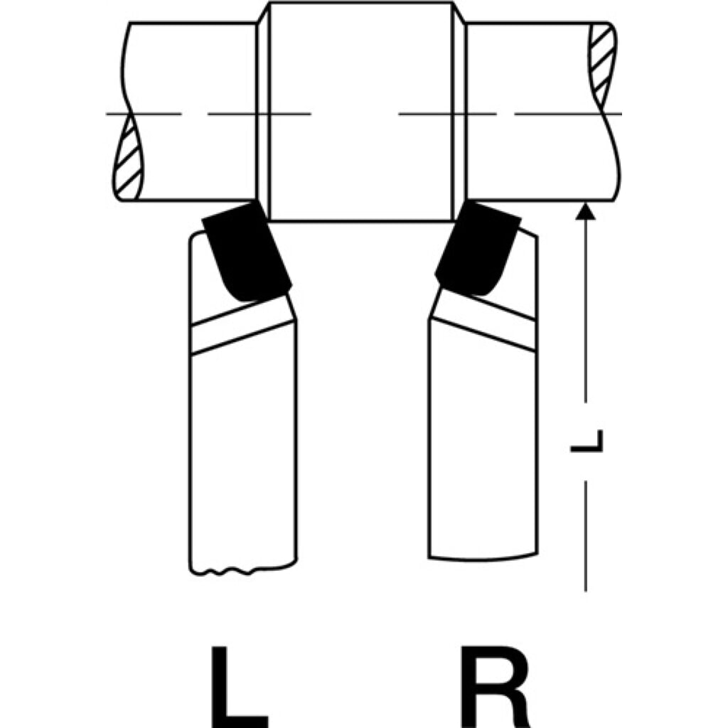 Drehmeißel DIN 4971ISO1 12x12mm HM P25/P30 re. ger. Wilke Produktabbildung Nr. 2: Drehmeißel DIN 4971ISO1 12x12mm HM P25/P30 re. ger. Wilke