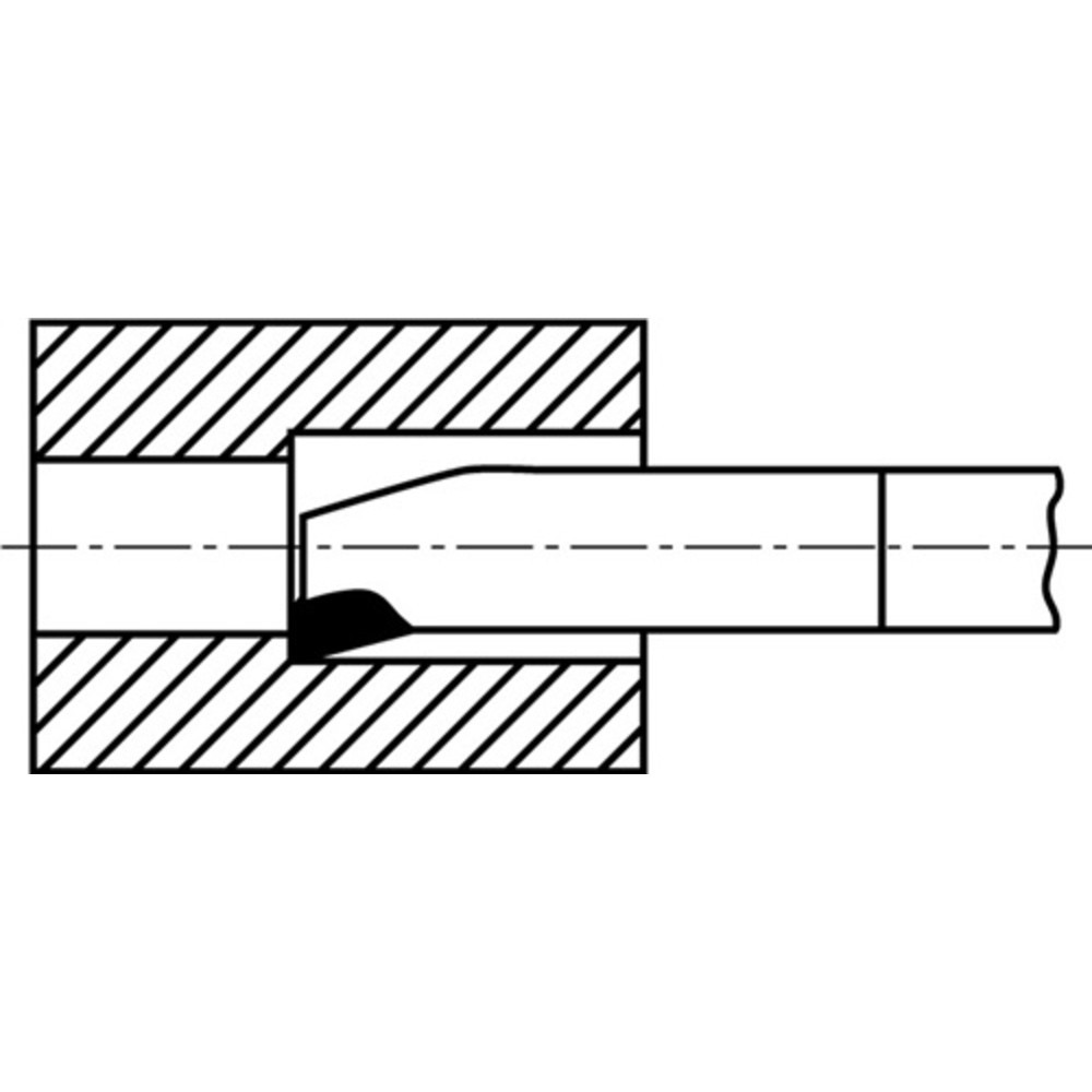 Produktabbildung Nr. 2: Inneneckdrehmeißel DIN 4974ISO9 8x8mm HM P25/30 re. Wilke