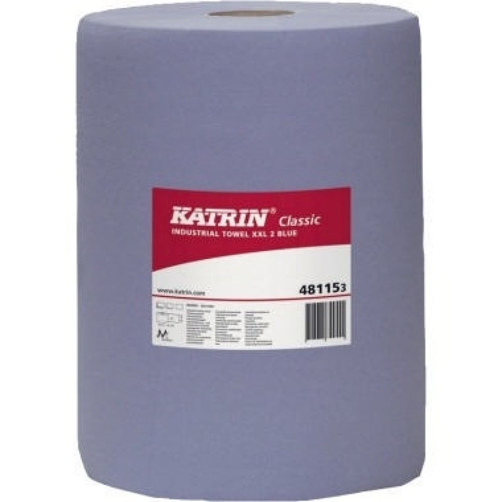 Produktabbildung: Katrin Wischtuch Classic XXL 481153 2lagig 500Blatt blau 2 Rl./Pack.