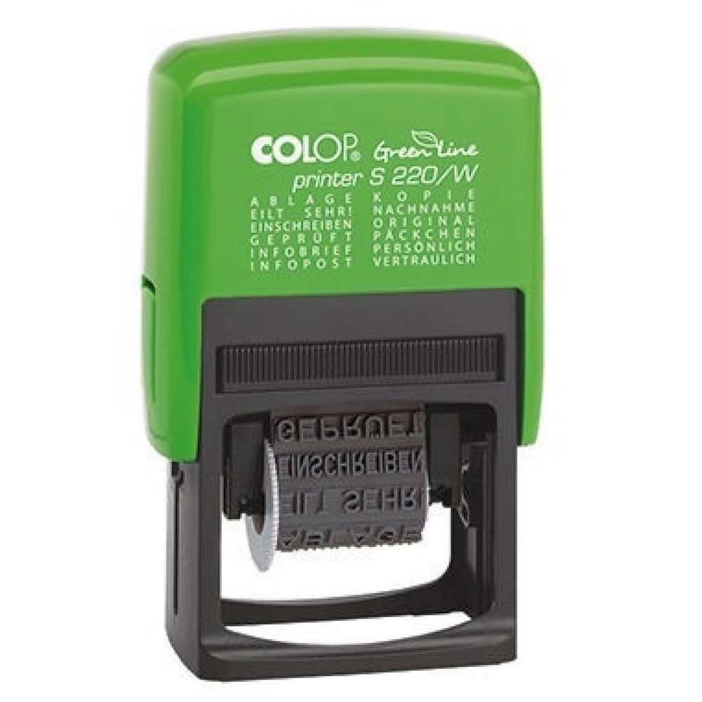 Produktabbildung: COLOP Wortbandstempel S220W Green Line 127786