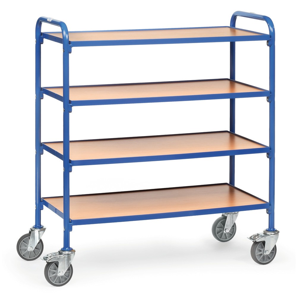 Zdjęcie produktu: Wózek dostawiany do pojemników z otwartym frontem fetra®, z płytami podłogowymi po 940 x 470 mm