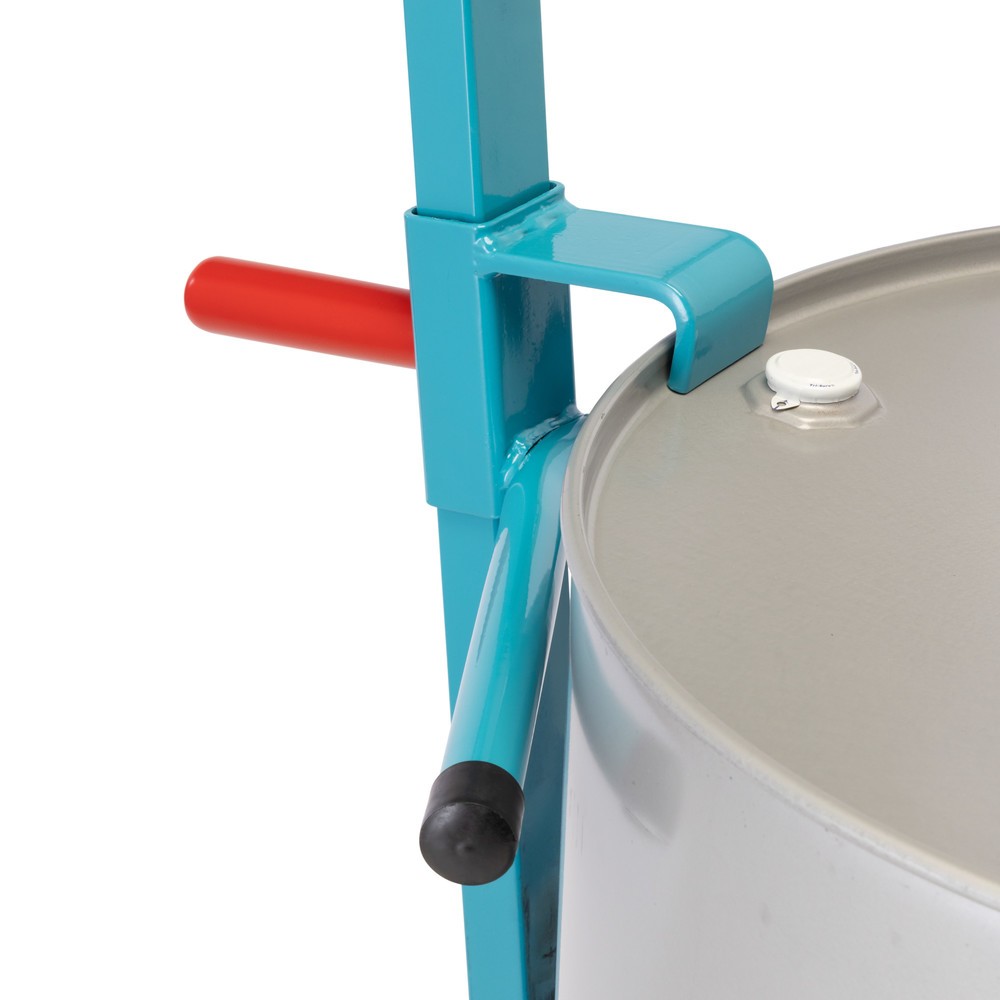 Zdjęcie produktu nr 6: Wózek na beczki Ameise®, na 1x beczkę o pojemności 200 l, udźwig 250 kg, mocowanie krawędzi beczki, opony z pełnej gumy