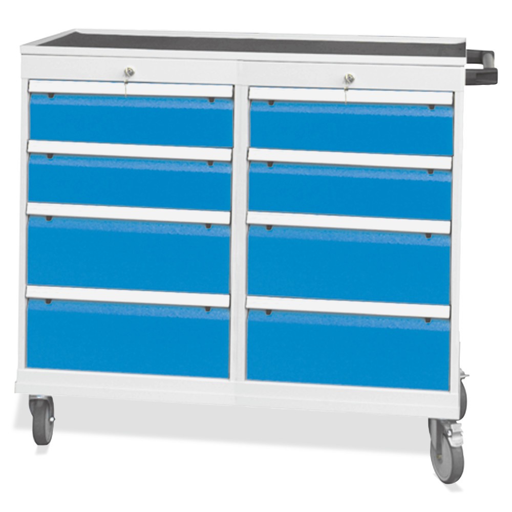 Zdjęcie produktu: Wózek warsztatowy Bedrunka+Hirth z 2 x 4 szufladami, udźwig 500 kg