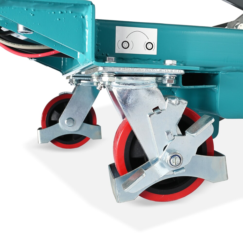 Zdjęcie produktu nr 9: Stół podnośny z nożycami podwójnymi Ameise®, elektryczny, udźwig 350 kg, wymiary blatu 910 x 500 mm
