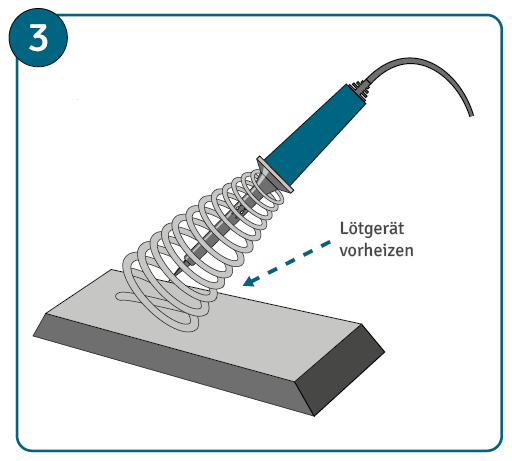 Anleitung zum Löten Schritt 3