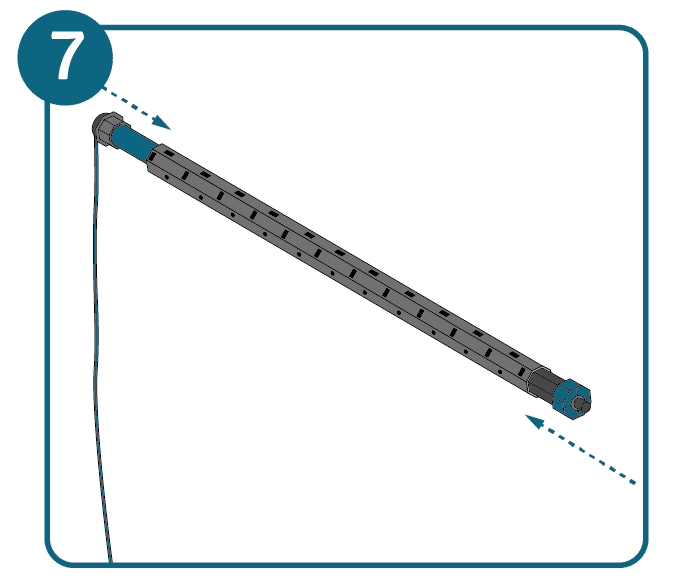 Rolladenmotor einbauen Anleitung Schritt 7