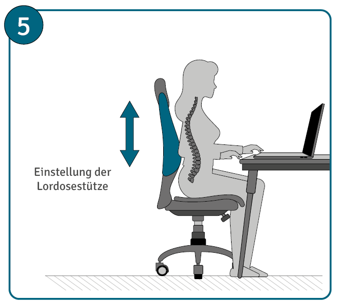 Bürostuhl richtig einstellen für eine gesunde Sitzhaltung