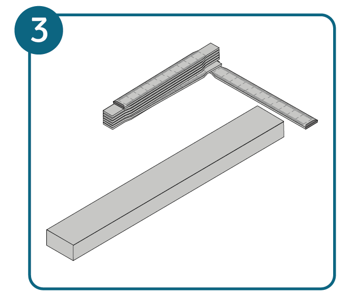 Türschutzplatte Maxi, 800 mm hoch, für Türbreite 860 mm/834 mm - schützen,  gestalten, reparieren