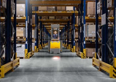 Berechnung der Arbeitsgangbreite für Stapler, Hochhubwagen und Hubwagen