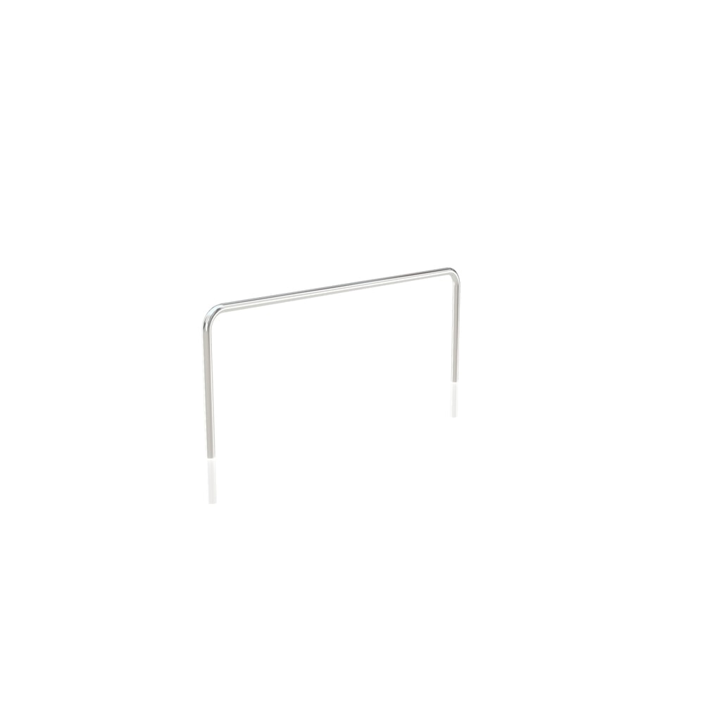 wsm® Anlehnbügel, Standard, zum Aufdübeln, 2 Stellplätze, Edelstahl Produktabbildung: wsm® Anlehnbügel, Standard, zum Aufdübeln, 2 Stellplätze, Edelstahl