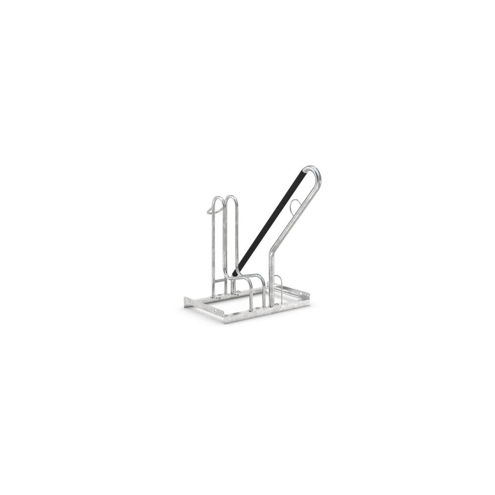 Produktabbildung: wsm® Standparker 4000 BR, 1-seitig, feuerverzinkt, Radabstand 390 mm, 2 Stellplätze