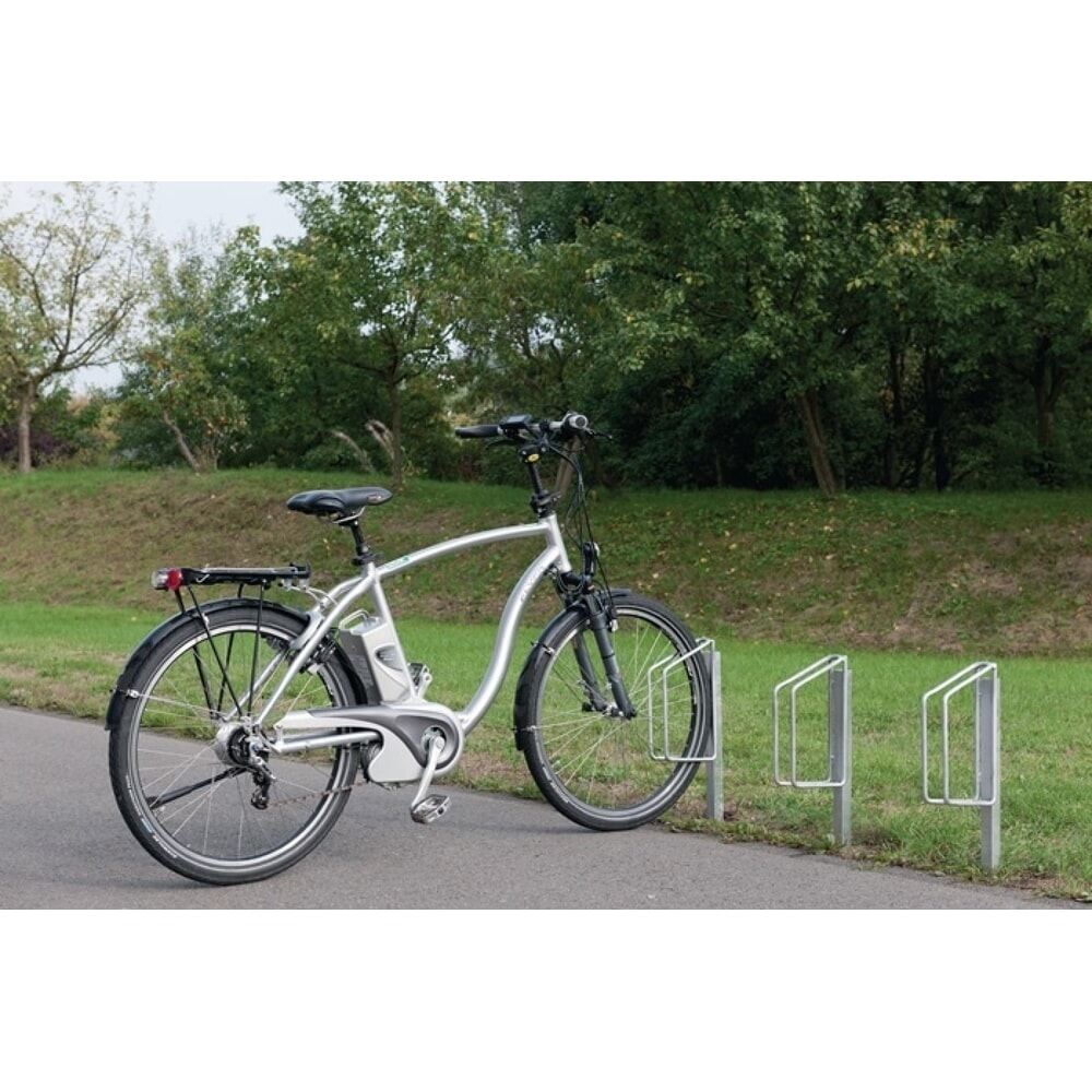 N° de l'image du produit 2 : Arceau pour vélo WSM, nombre de supports vélo 1, 90° monolatéral galvanisé, à bétonner