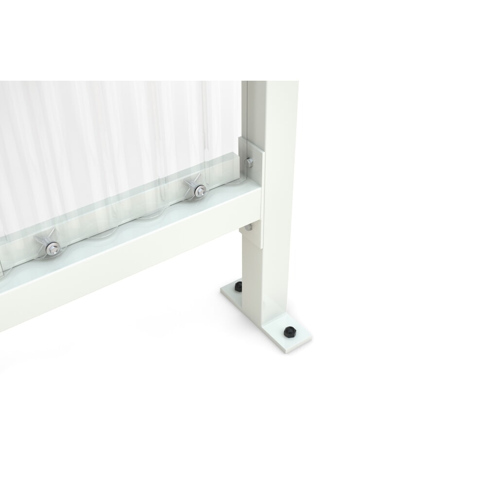 Produktabbildung Nr. 2: wsm® Raucherunterstand, für 2-3 Personen, grauweiß