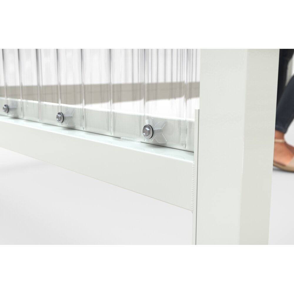Produktabbildung Nr. 3: wsm® Raucherunterstand, für 2-3 Personen, grauweiß