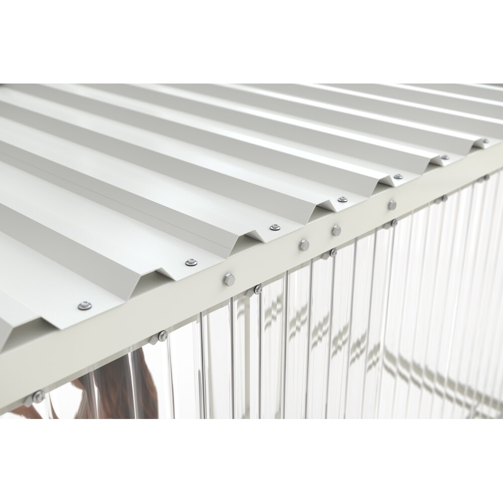 Produktabbildung Nr. 4: wsm® Raucherunterstand, für 2-3 Personen, grauweiß