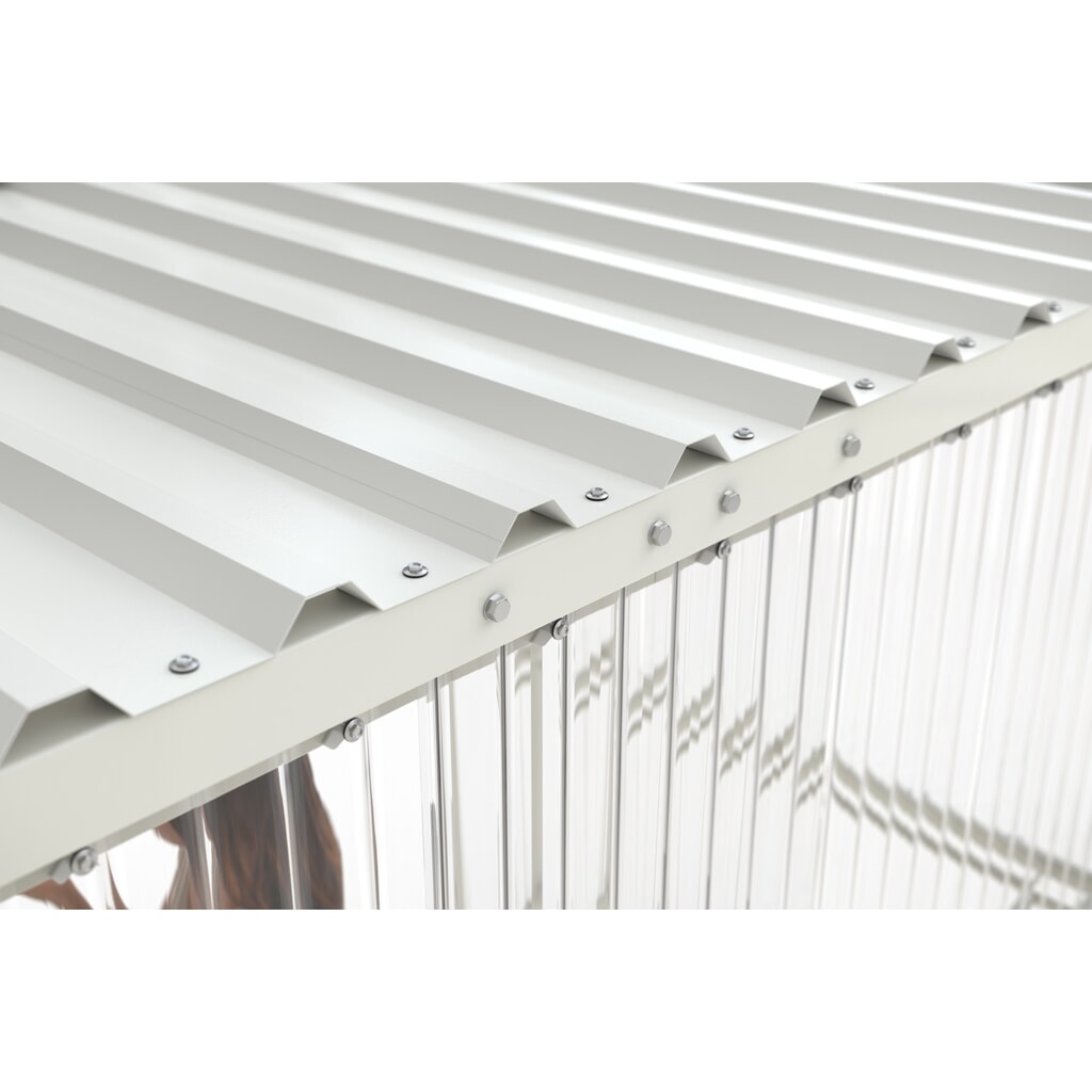 Produktabbildung Nr. 4: wsm® Raucherunterstand, für 2-3 Personen, grauweiß