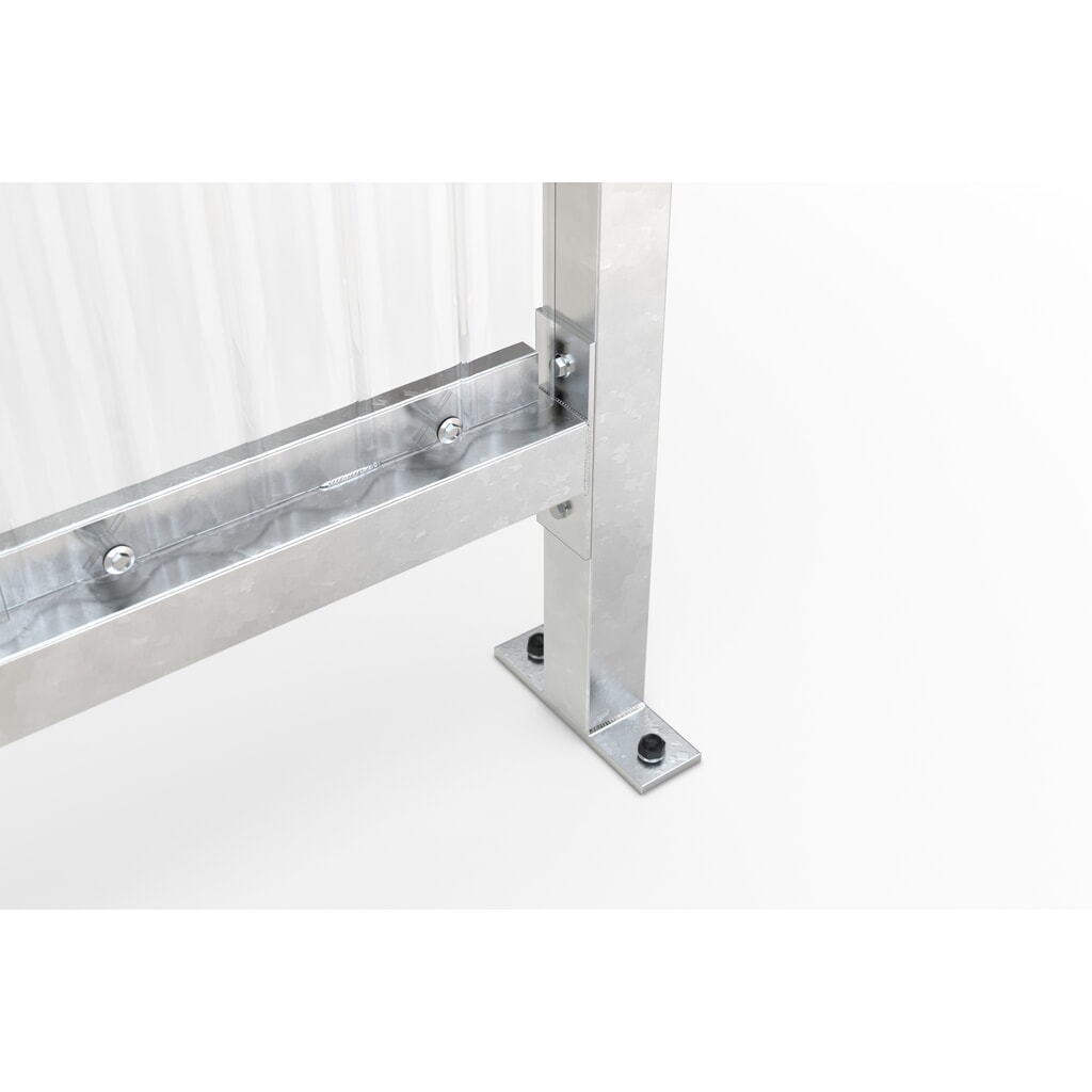 Produktabbildung Nr. 2: wsm® Raucherunterstand, für 2-3 Personen, verzinkt