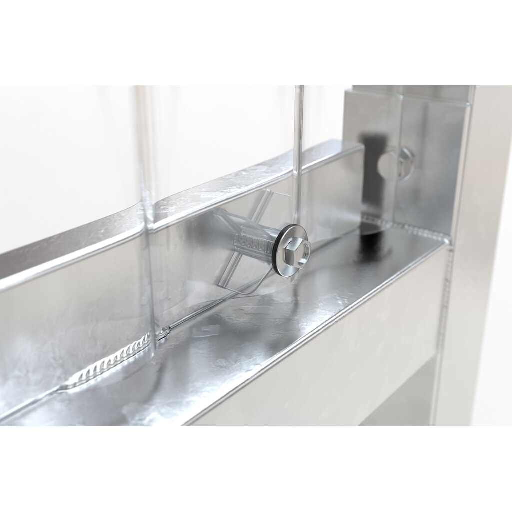 wsm® Raucherunterstand, für 2-3 Personen, verzinkt Produktabbildung Nr. 3: wsm® Raucherunterstand, für 2-3 Personen, verzinkt