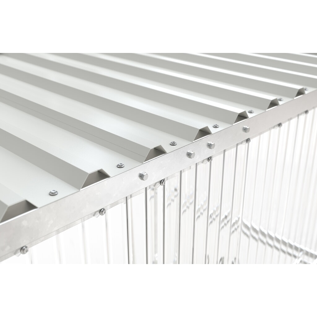 wsm® Raucherunterstand, für 2-3 Personen, verzinkt Produktabbildung Nr. 5: wsm® Raucherunterstand, für 2-3 Personen, verzinkt