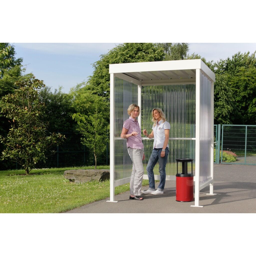 Produktabbildung Nr. 9: wsm® Raucherunterstand, für 2-3 Personen, verzinkt