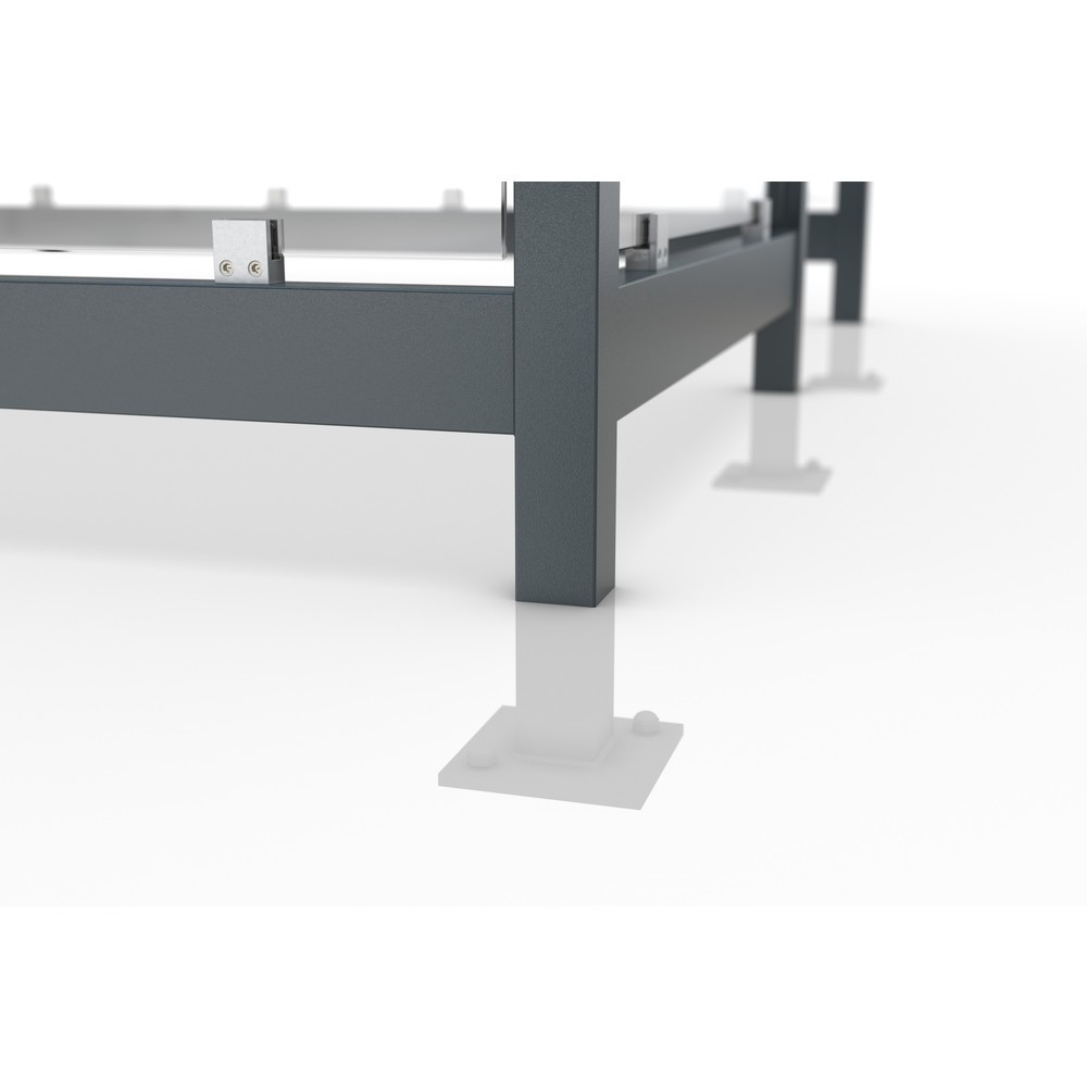 Produktabbildung Nr. 3: wsm® Komplett-Set Raucherunterstand Köln K2 c/b, inkl. Sitzbank u. Wandascher, ohne Beleuchtung, mit Überpflasterung