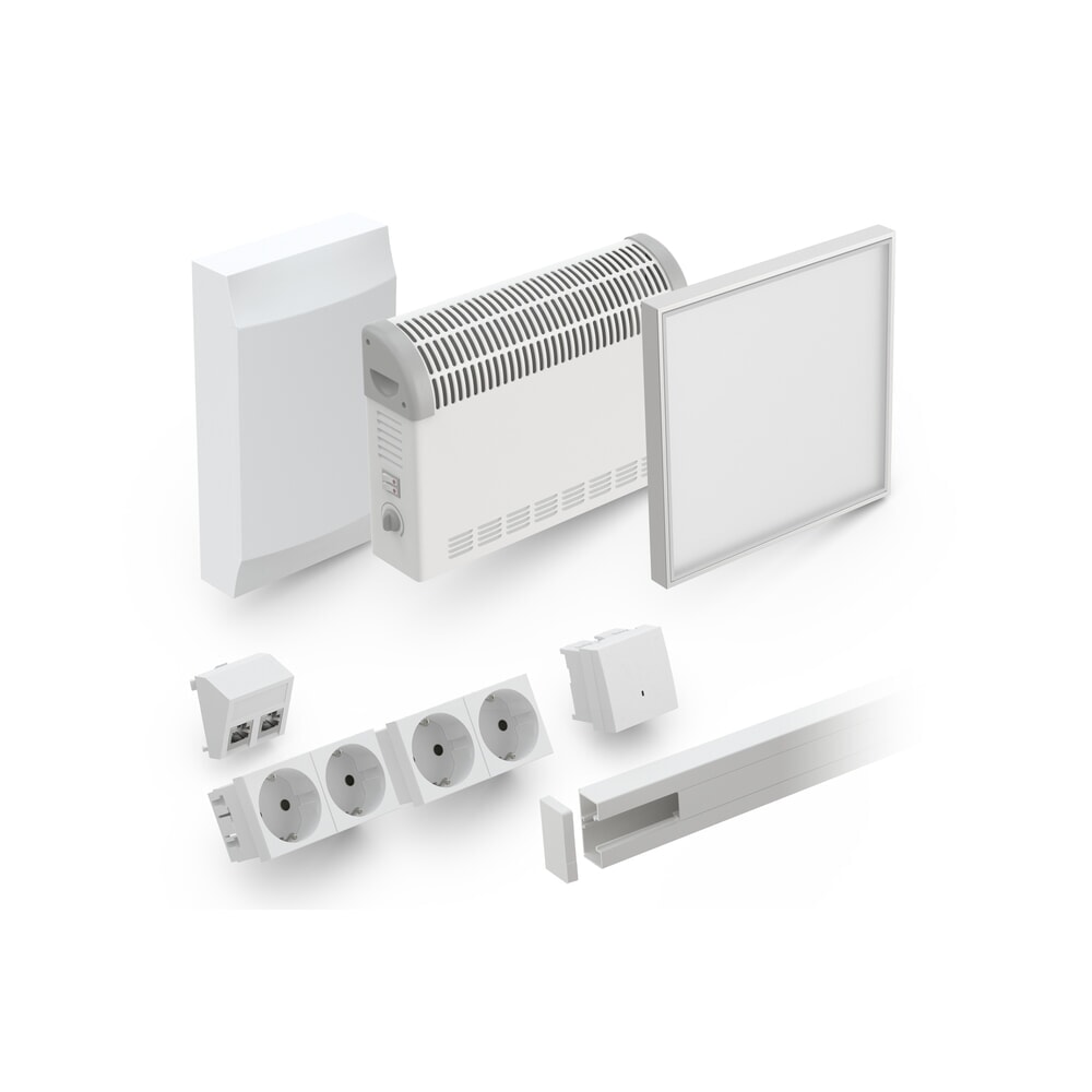 Produktabbildung Nr. 6: wsm® Raumsystem MULTIROOM für den Innenbereich, Grundfläche 5,20 m², mit Elektropaket StarterPlus
