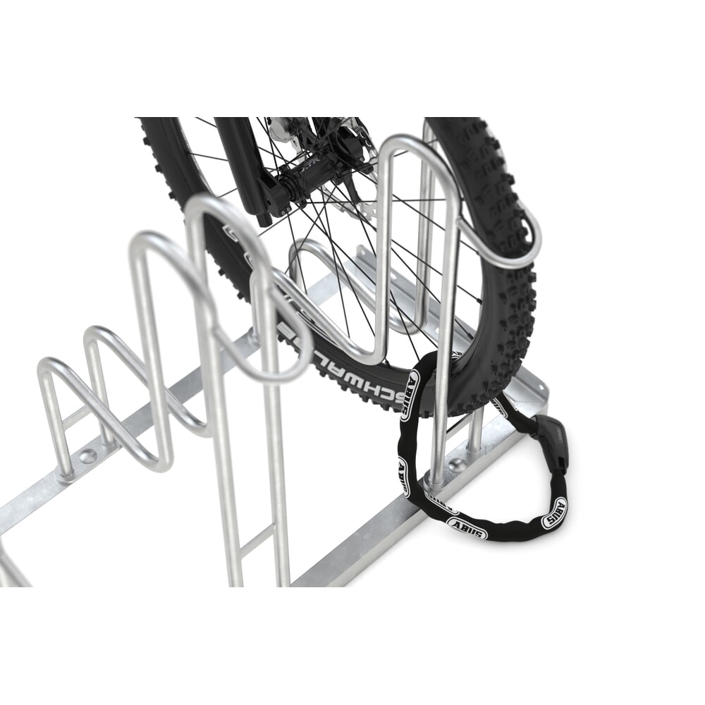 Produktabbildung Nr. 3: wsm® Standparker 4000 BR, 1-seitig, feuerverzinkt, Radabstand 390 mm, 2 Stellplätze