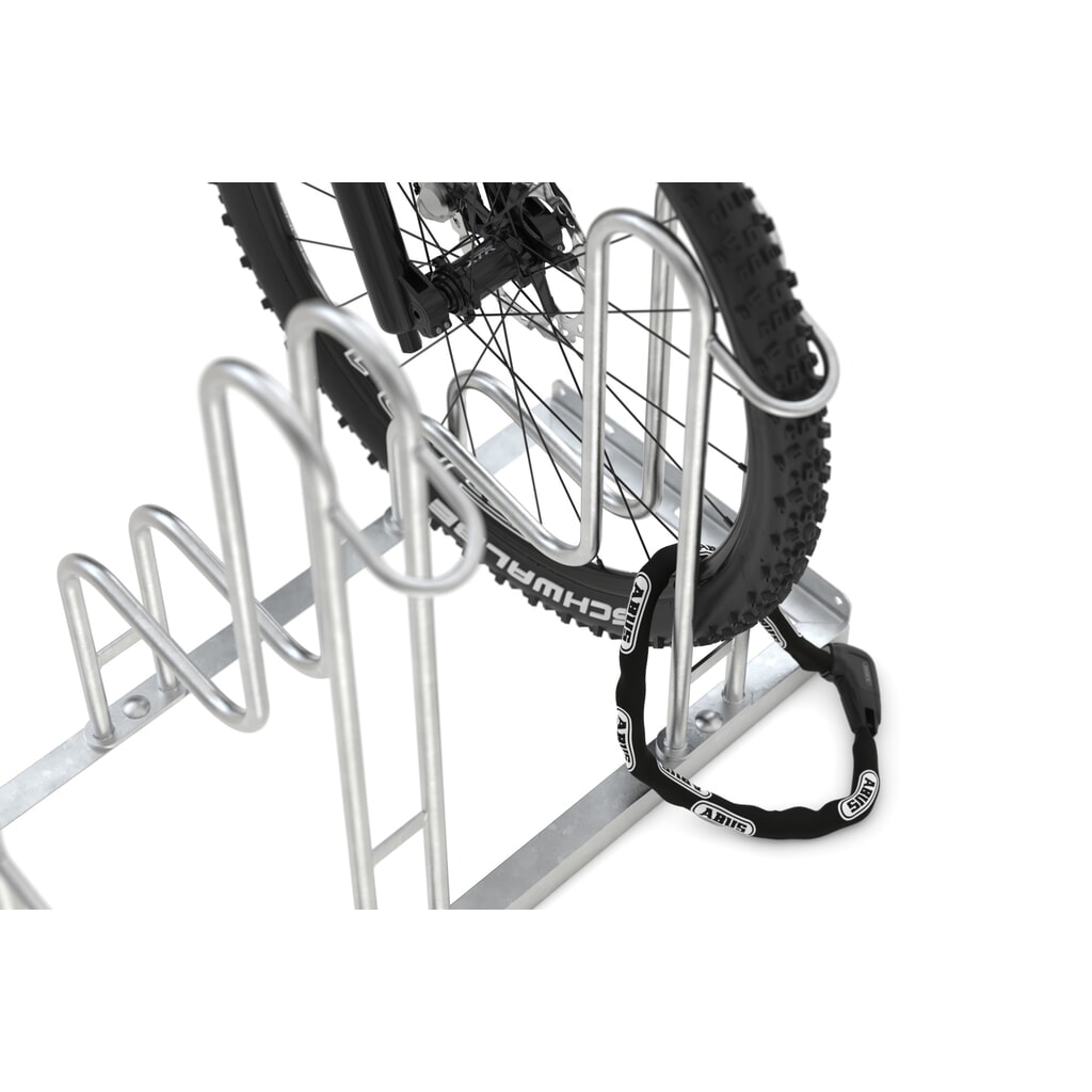Produktabbildung Nr. 3: wsm® Standparker 4000 BR, 1-seitig, feuerverzinkt, Radabstand 390 mm, 2 Stellplätze