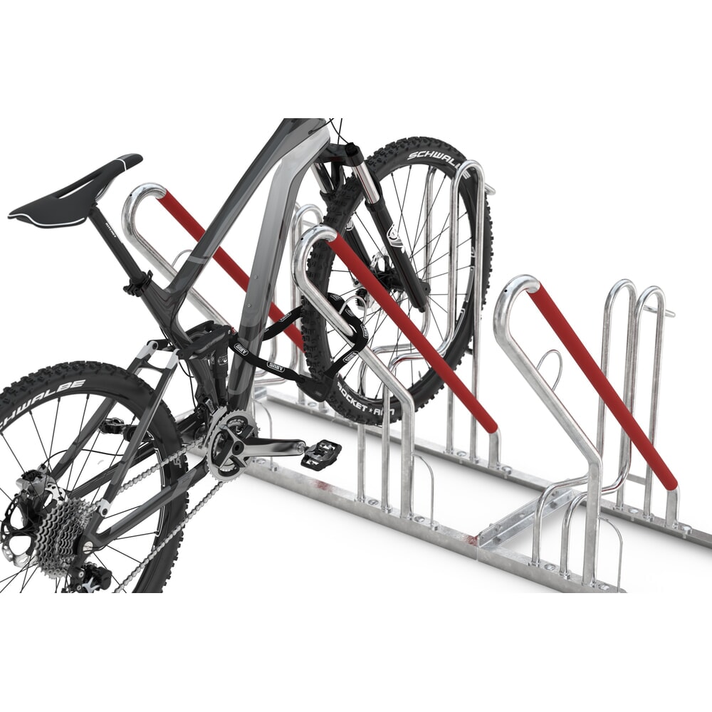 Produktabbildung Nr. 5: wsm® Standparker 4500 XBF mit Anlehnbügel, feuerverzinkt, 1-seitig, 2 Stellplätze, Radabstand 500 mm