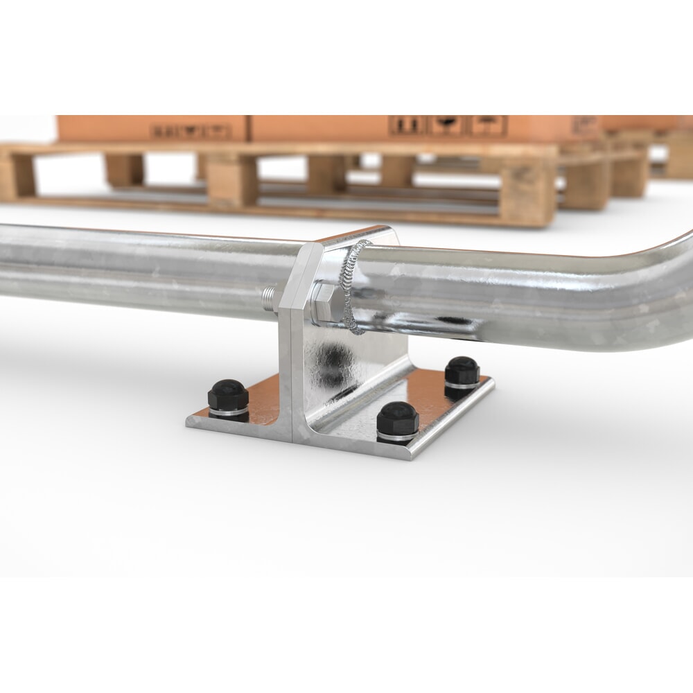 Produktabbildung Nr. 3: wsm® Überdachung, 1-seitig, GF, Breite 4.300 mm