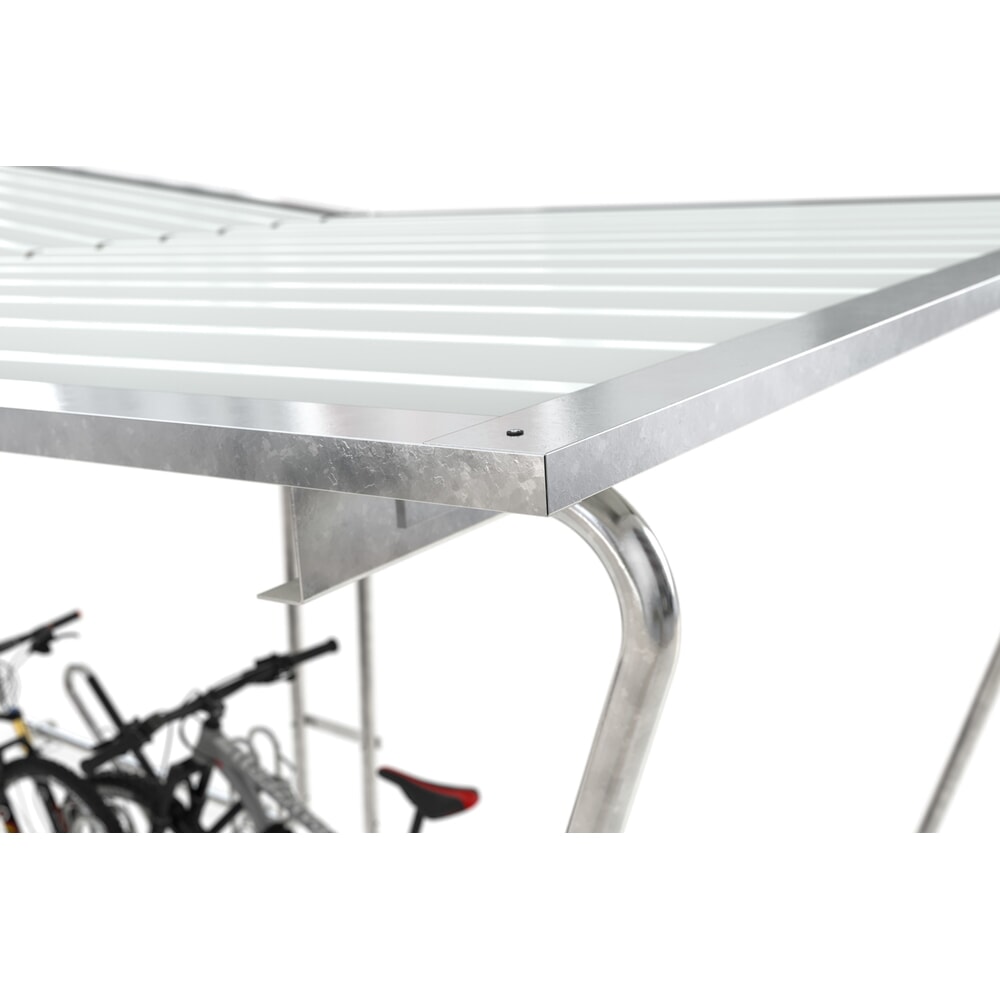 Produktabbildung Nr. 5: wsm® Überdachung, 2-seitig, GF, Breite 2.145 mm