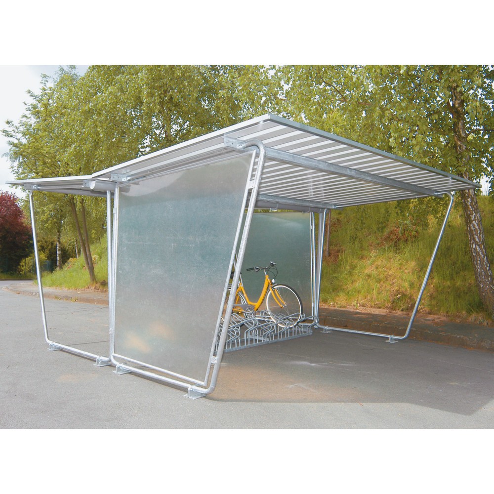 Produktabbildung Nr. 9: wsm® Überdachung, 2-seitig, GF, Breite 2.145 mm