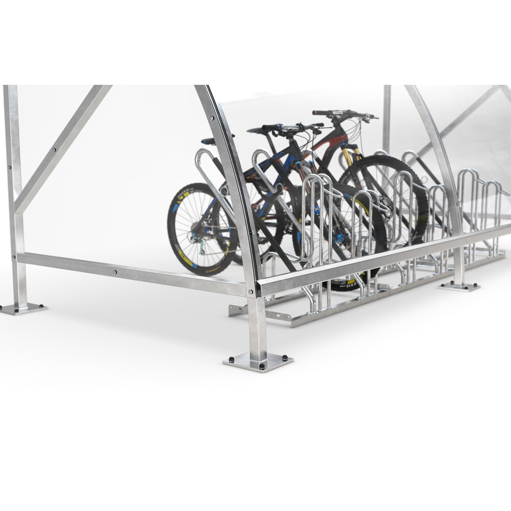 Produktabbildung Nr. 3: wsm® Überdachung BAMBERG im Rundbogen-Design, Breite 2.090 mm, verzinkt