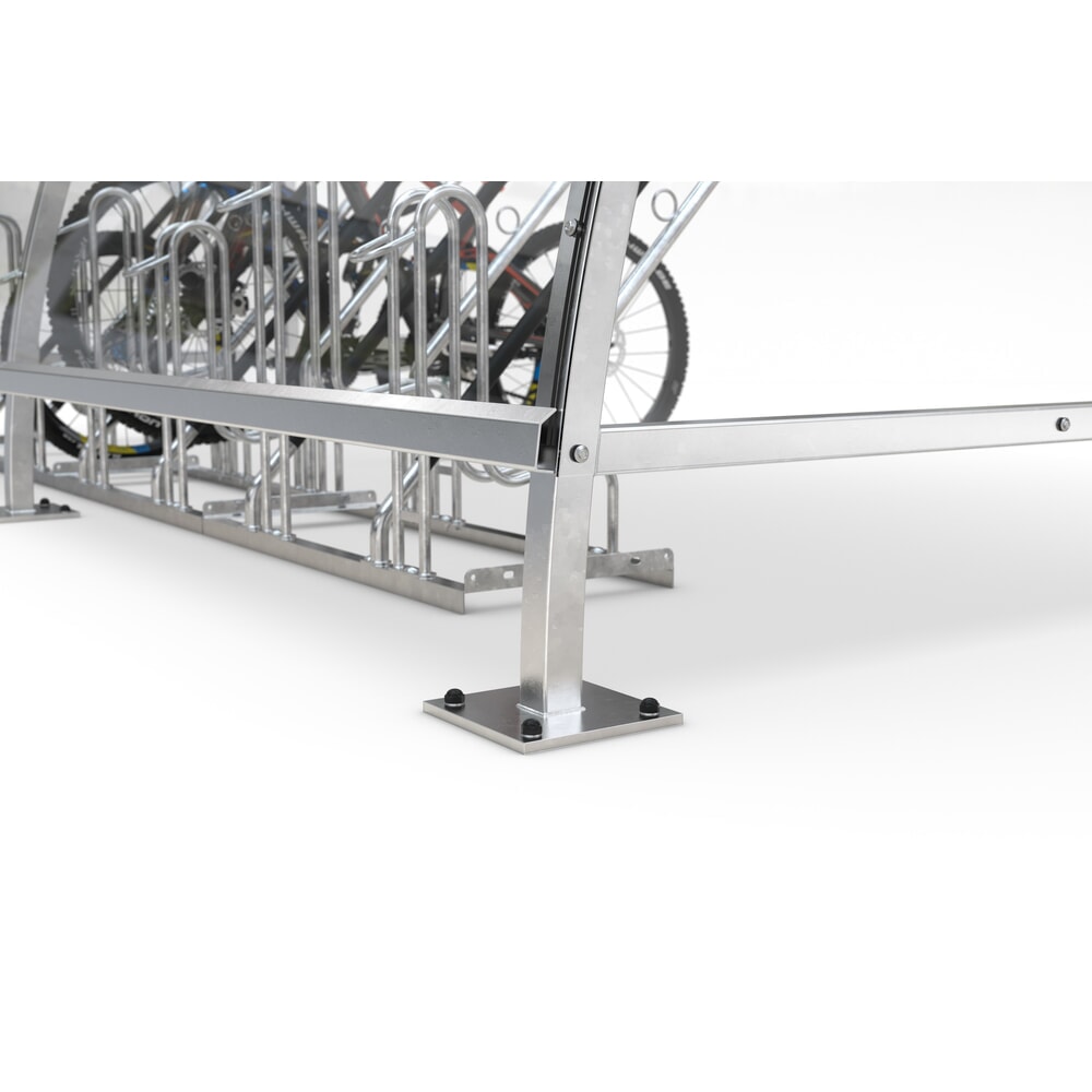 Produktabbildung Nr. 4: wsm® Überdachung BAMBERG im Rundbogen-Design, Breite 2.090 mm, verzinkt