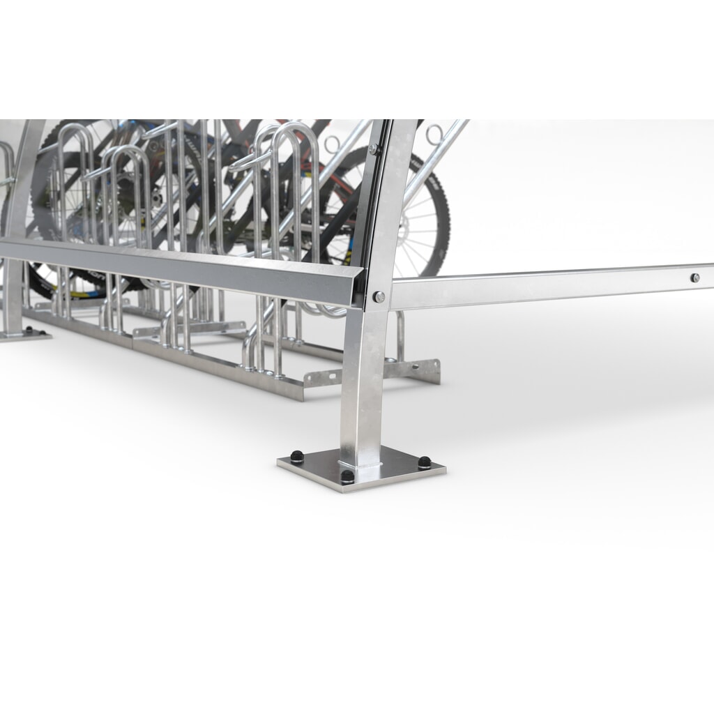 Produktabbildung Nr. 4: wsm® Überdachung BAMBERG im Rundbogen-Design, Breite 8.250 mm, verzinkt