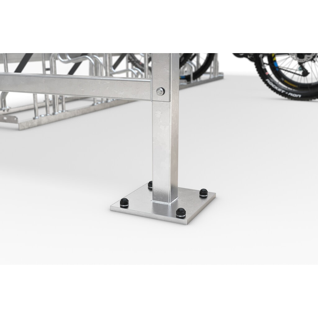 Produktabbildung Nr. 5: wsm® Überdachung BAMBERG im Rundbogen-Design, Breite 8.250 mm, verzinkt
