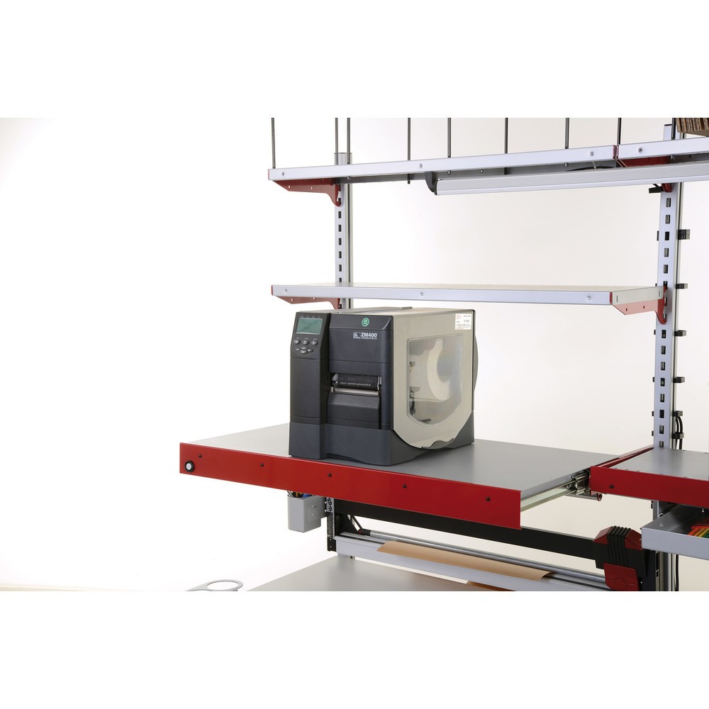Zdjęcie produktu nr 3: Rocholz wysuwana półka do stołów do pakowania SYSTEM FLEX, wys. x szer. x gł. 140 x 800 x 500 mm