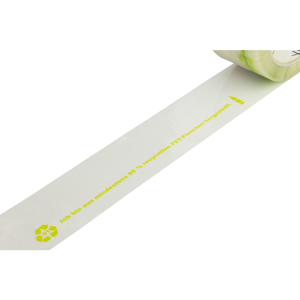 Číslo obrázka výrobku 2: Xenial® lepiaca páska z recyklovaných PET fliaš, 37 µ, š × d 50 mm × 100 b. m., transparentná, 36 ks/balenie