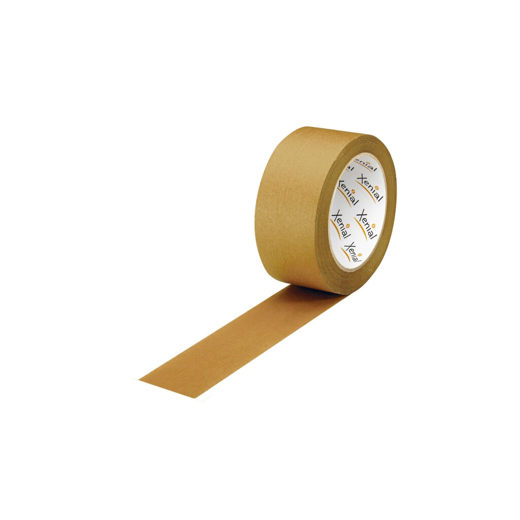 Xenial Papier-Klebeband, 50 mm breit x 50 lfm, Stärke 135 µ, braun Produktabbildung: Xenial Papier-Klebeband, 50 mm breit x 50 lfm, Stärke 135 µ, braun