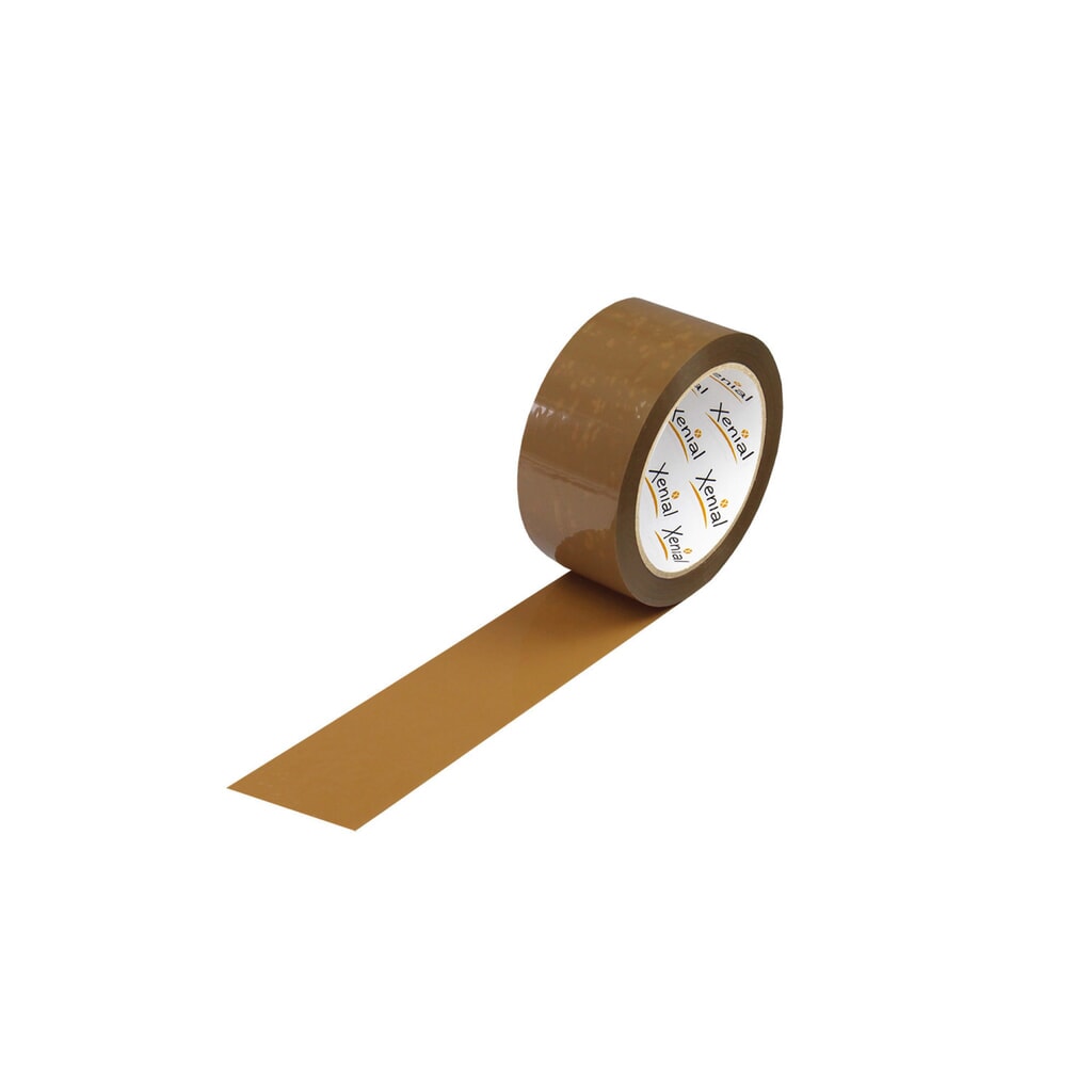 Xenial PP-Klebeband, low noise, 48mm breitx66lfm., 52µ, braun, STARK Produktabbildung: Xenial PP-Klebeband, low noise, 48mm breitx66lfm., 52µ, braun, STARK